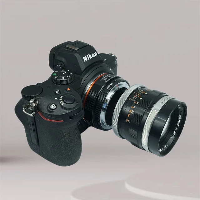 Alt view image 4 of 6 - PHOLSY Lens Adapter Compatible with Canon FD FL Lens and Nikon Z Camera | Manual Mount Converter with Aperture Lever Compatible with Canon FD to Nikon Z, FL to Z, FD to Z