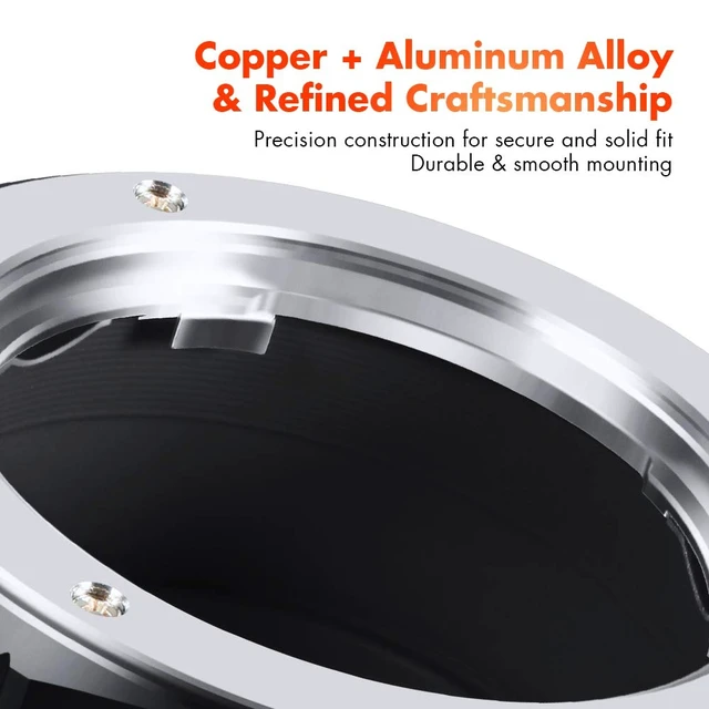 Alt view image 3 of 7 - K&F Concept MD to NEX Lens Mount Adapter for Minolta MD MC Mount Lens to NEX E Mount Mirrorless Cameras with Matting Varnish Design for Sony A6000 A6400 A7II A5100 A7 A7RIII
