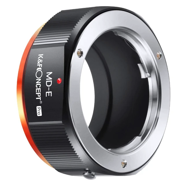 Alt view image 2 of 7 - K&F Concept MD to NEX Lens Mount Adapter for Minolta MD MC Mount Lens to NEX E Mount Mirrorless Cameras with Matting Varnish Design for Sony A6000 A6400 A7II A5100 A7 A7RIII