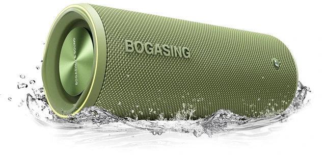 Main image of BOGASING Space M200 Portable Bluetooth Speaker with 50W Dynamic Sound | RGB Lights, Energetic Sound & Punchy Bass, IP67 Waterproof, 24H Playtime, BT 5.3, EQ, TF-Card, AUX, USB-C Audio Playback