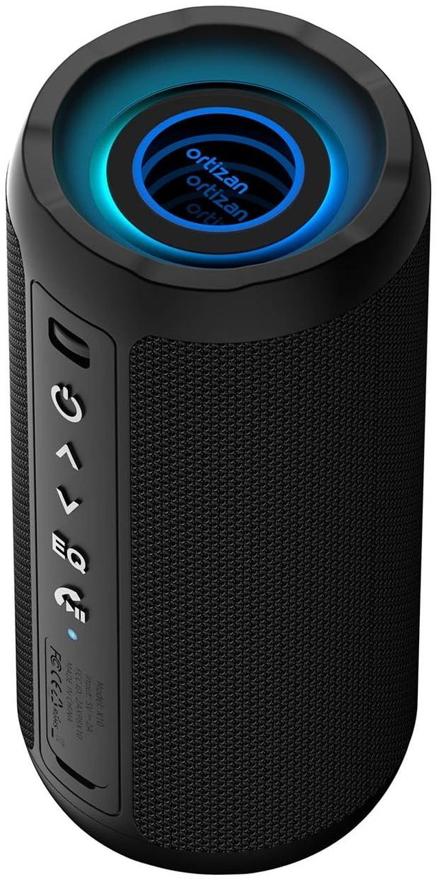 Main image of X10 Portable Bluetooth Speaker (2nd Gen), Abyss Mirror Light, Black | Up to 30H Playtime, Powerful 40W Sound, Bass Boost, IPX7 Waterproof, Wireless TWS Pairing, Ideal Gift For Outdoor And Travel