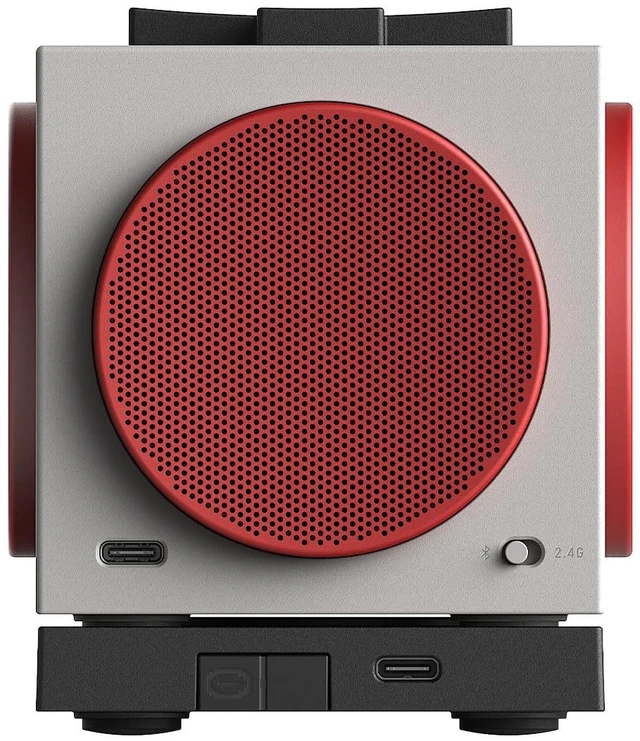 Alt view image 4 of 7 - 8Bitdo Retro Cube 2 Speaker, Portable Bluetooth Speaker with Stereo Sound, Wireless Charging Dock, Bluetooth 5.3/2.4G/Wired USB Connections- N Edition