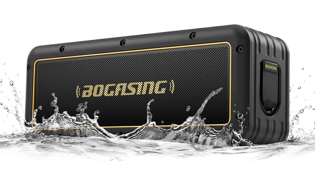 Main image of BOGASING G4 Portable Bluetooth Speaker with 50W Full-Bodied Sound | Punchy Deep Bass, 3 EQ Modes, TWS, IPX7 Waterproof, Up to 24H Playtime, Bluetooth 5.3, TF Card, AUX & USB-C Audio Playback
