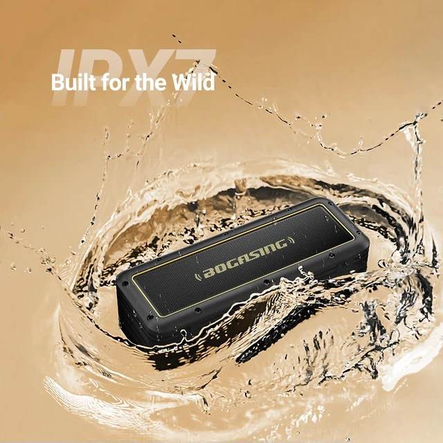 Alt view image 5 of 7 - BOGASING G4 Portable Bluetooth Speaker with 50W Full-Bodied Sound | Punchy Deep Bass, 3 EQ Modes, TWS, IPX7 Waterproof, Up to 24H Playtime, Bluetooth 5.3, TF Card, AUX & USB-C Audio Playback
