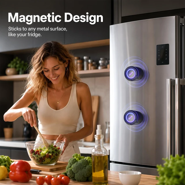 Alt view image 7 of 7 - Magnetic 2-in-1 Portable Bluetooth Speaker, 24W Split Stereo Sound with TWS, Bluetooth 5.4, IPX6 Waterproof, 20-Hour Playtime,7 LED Light Modes, Wireless Speaker Perfect for Party Home Beach Outdoor