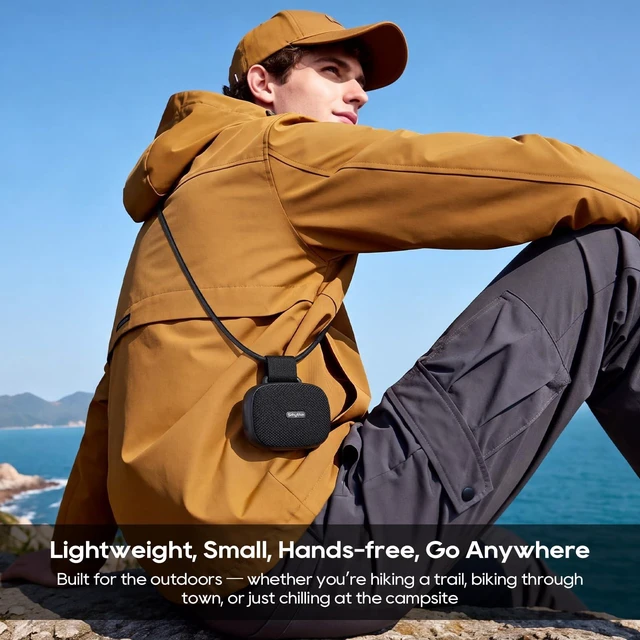 Alt view image 7 of 7 - Srhythm K1 Portable Wireless Speaker with App 6 Customizable EQ Modes, Bluetooth 6.0, IPX7 Waterproof, 20H Playtime,Small Speaker for Sports Enthusiasts