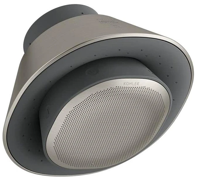 Main image of Kohler Moxie Showerhead and Waterproof Bluetooth Wireless Speaker, 1.75 gpm - Brushed Nickel