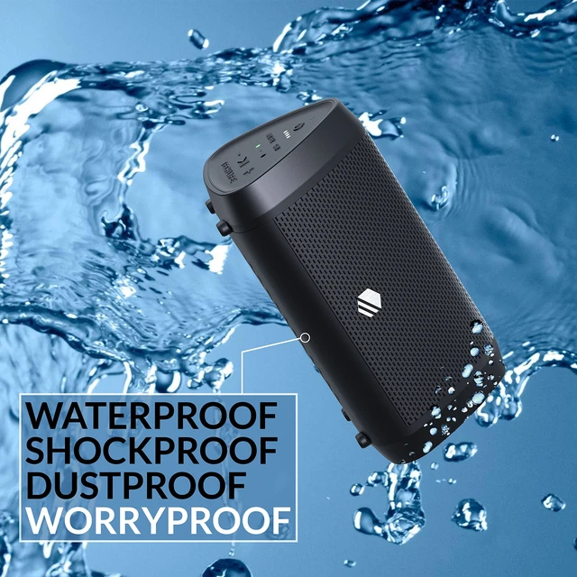 Alt view image 4 of 7 - Tech-Life Mini Portable Wireless Small Bluetooth Speaker with High Volume for Outdoor Activities - Waterproof Bluetooth Speaker with Crystal Clear Sound and Long Battery Life
