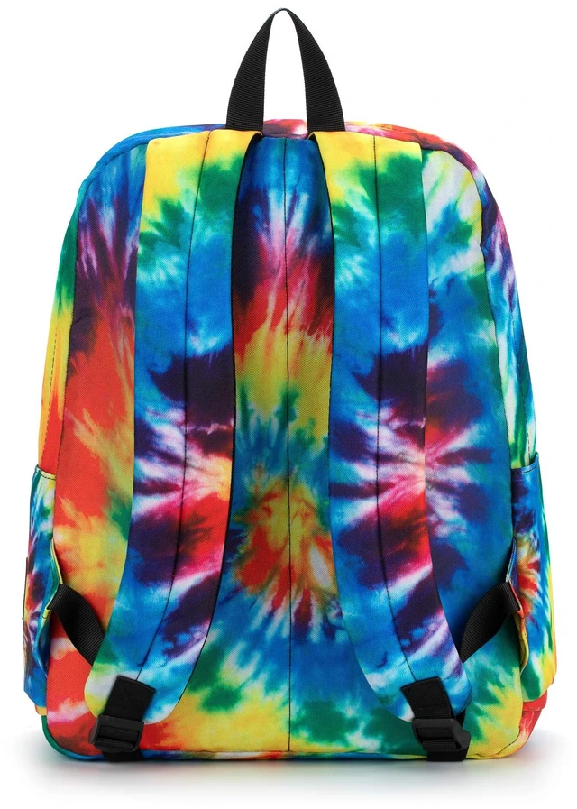 Alt view image 7 of 7 - Super Real Business Bluetooth Speaker Backpack with 20-Watt Speakers & Subwoofer for Parties/Festivals/Beach. Rechargeable, Works with iPhone & Android (Tie Dye)