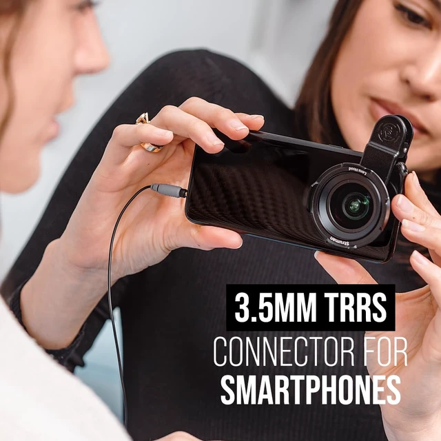Alt view image 2 of 7 - Rode SmartLav+ Lavalier Microphone for Smartphones,Black