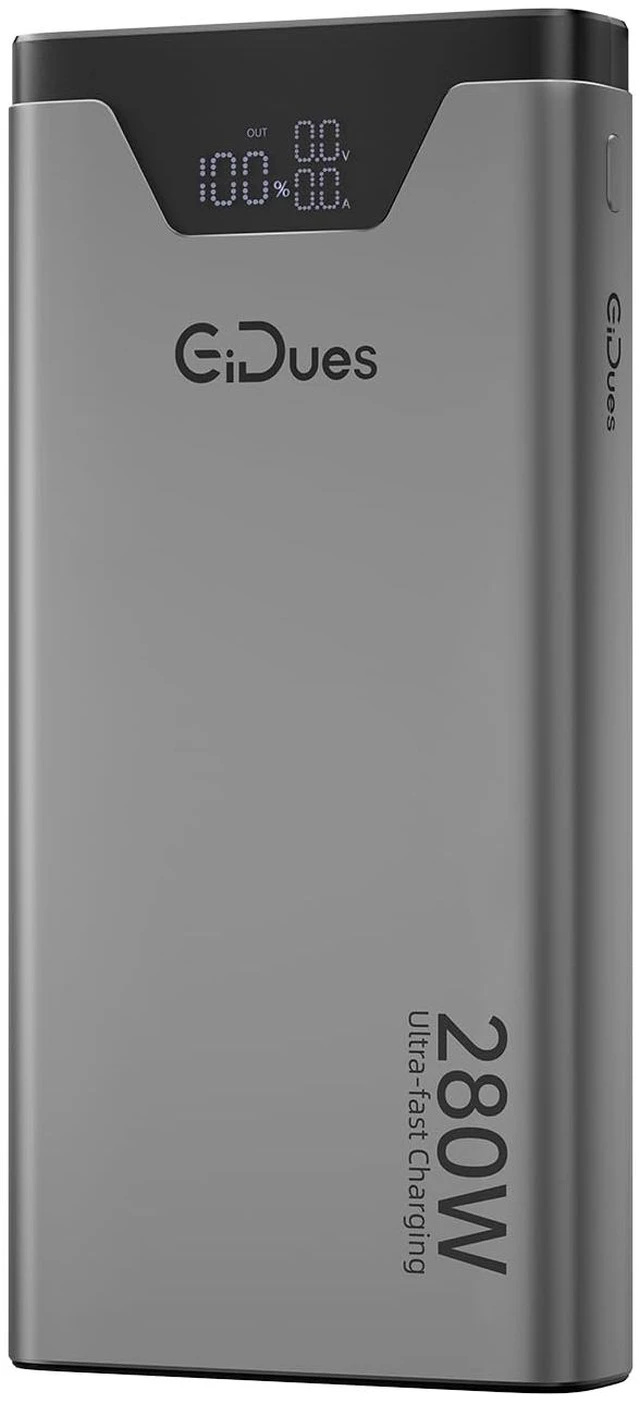 Main image of Laptop 280W Power Bank, 27000mAh Portable Charger, Dual 140W USB-C | High Capacity, Smart Digital Display, 3-Port Charging, Ultra-Fast 280W Total Output, Airline-Friendly,for MacBook iPad iPhone
