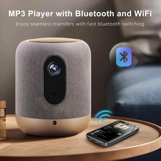 Alt view image 6 of 7 - HIFI WALKER G7 Mini MP3 Player with Bluetooth and WiFi, Pocket-Sized Digital Audio Player with 3.4-Inch Touchscreen, Android Music Device for Songs, Audiobooks and Daily Listening, White