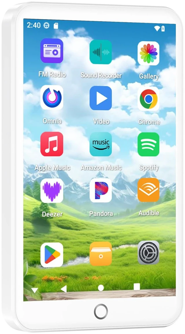 Main image of 96GB Android 13 MP3 Player with Bluetooth and WiFi, Spotify & Google Store | 4in MP4 Player with Touchscreen & Speaker, Spotify Music Player with Recording & FM, 2000mAh, with Audible