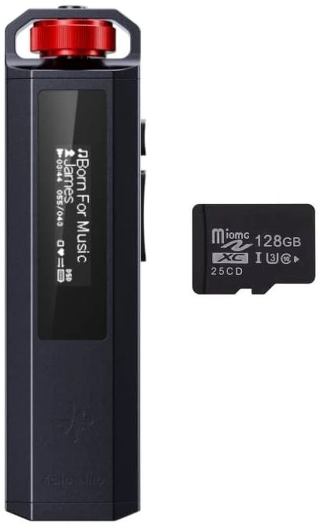 Main image of FiiO SNOWSKY Echo Nano Retro HiFi Music Player, Includes 128GB TF Card | With Scroll Wheel, CS43131 DAC, USB DAC, Lossless Audio Player Supporting DSD256/FLAC/WAV/MP3, 3.5mm Output, 256GB Expansion