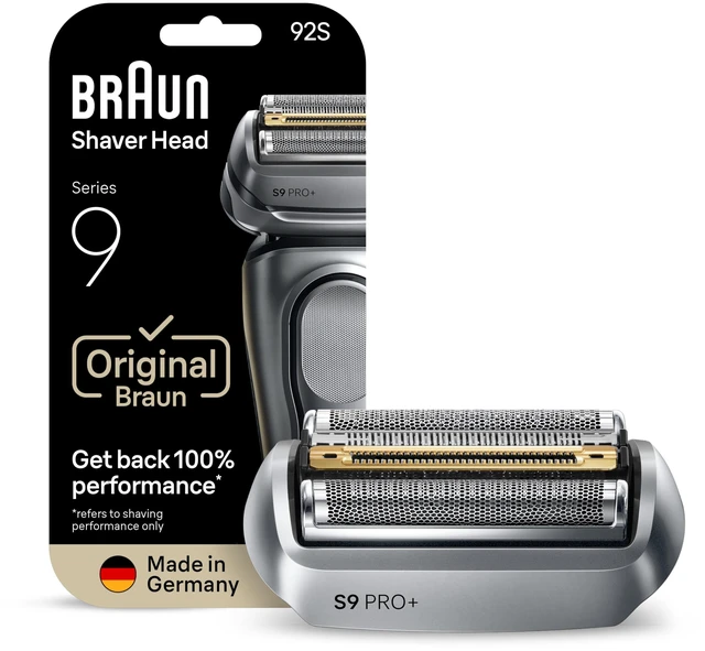 Main image of Series 9 Men's Electric Shaver Head ORIGINAL Replacement Blade, Silver 92S