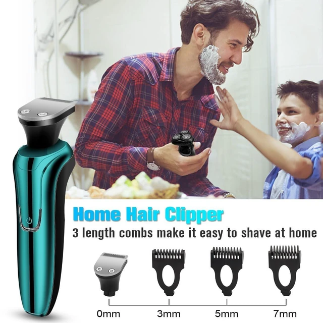 Alt view image 3 of 7 - Electric Razor for Men, Men's Rotary Shavers, Waterproof, Wet and Dry Rechargeable Electric Shaver for Men's Faces with a Cordless and Floating Head,Portable Travel Razor,an Ideal Gift for Men
