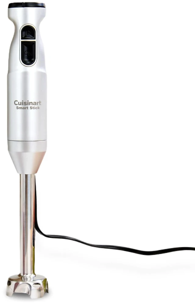 Main image of Cuisinart Smart Stick 2-Speed Hand Blender, Immersion Blender, CSB-175SVP1 | 8 in. reach for in-pot blending with a 300 W. quiet DC motor and one-touch slide control