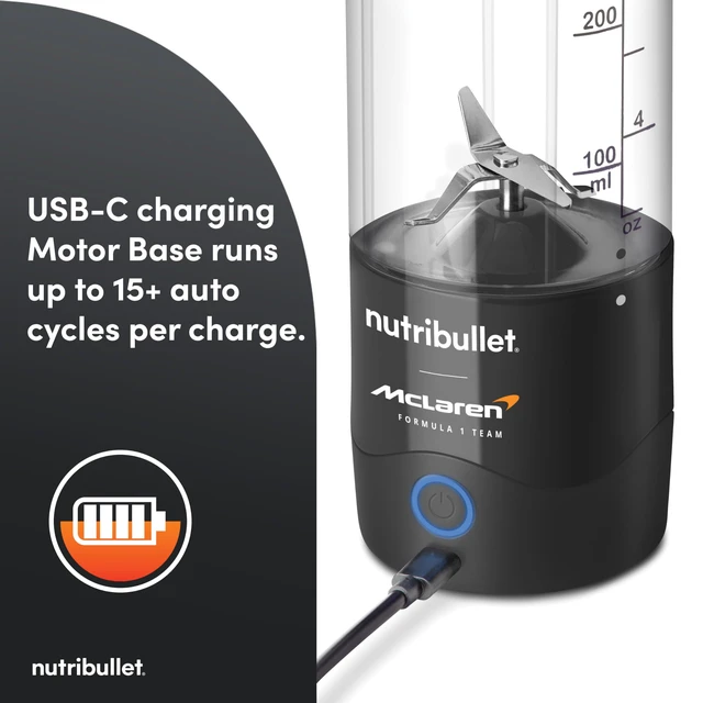 Alt view image 4 of 7 - nutribullet® x McLaren Formula 1 Team: Portable Blender, Gray