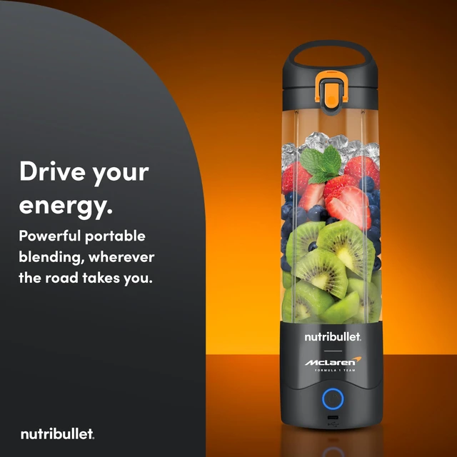 Alt view image 3 of 7 - nutribullet® x McLaren Formula 1 Team: Portable Blender, Gray