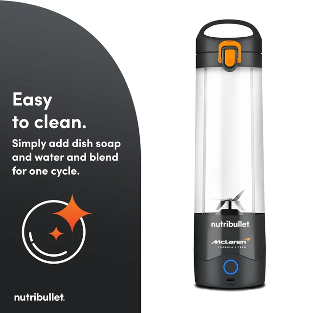 Alt view image 7 of 7 - nutribullet® x McLaren Formula 1 Team: Portable Blender, Gray