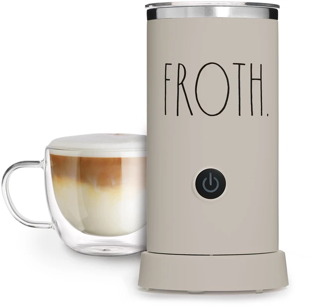 Main image of Rae Dunn Electric Milk Frother Steamer -Stylish Automatic Milk Steamer and Frother, Milk Warmer, Hot and Cold Foam Maker for Coffee, Latte, Cappuccino, Macchiato - 550 Watt (Sand)