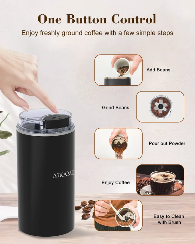 Alt view image 6 of 7 - 4 IN 1 Single Serve Coffee Maker with Milk Frother and Coffee Grinder, Coffee Maker for K Cup and Ground Coffee, with 30 oz Removable Water Reservoir, 6 to 14 oz. Brew Sizes, Coffee Machine for Home