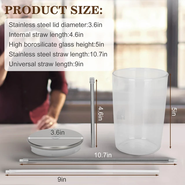 Alt view image 5 of 7 - Glass Milk Container for Jura & Stainless Steel Milk Pipe Casing with HP3 Adapter, Compatible with Jura Coffee Machine Models: Z8, Z6, J6, S8, S80, E8, GIGA X8cG2 / X8G2/X3cG2 / X3G2, X8, X10, WE8