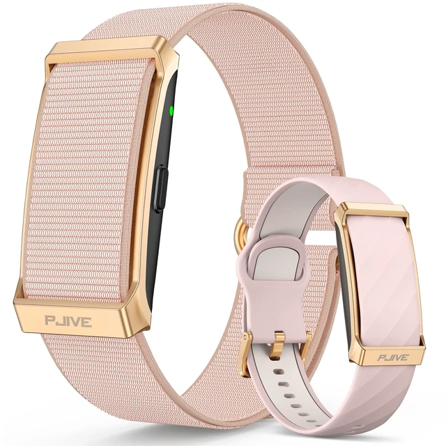 Main image of Smart Bracelet, Health Fitness & Activity Tracker with All-Day Continuous Heart Rate/Blood Pressure Monitor, Sleep Tracker, 170+ Sport Modes, 60 Day Battery & Free App, IP68 Smart Band for Android IOS