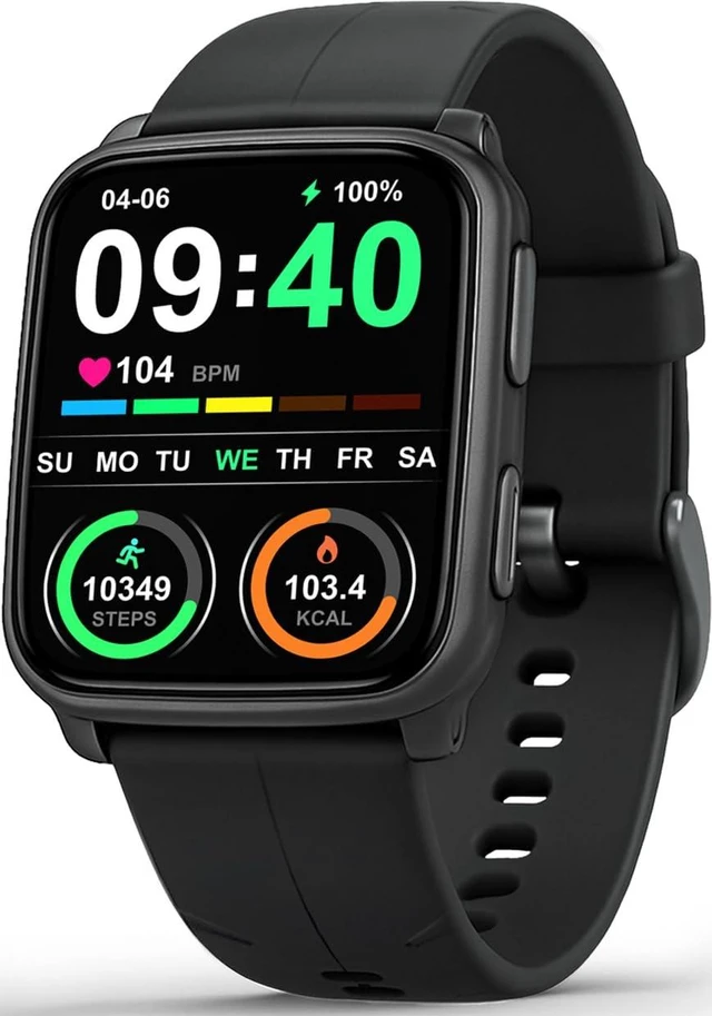 Main image of MorePro Fitness Tracker with 24/7 Heart Rate & Blood Pressure Monitor, Blood Oxygen & Sleep Tracker, Smart Watch with Step Calorie Counter, IP68 Waterproof Activity Tracker for Women Men Android iOS
