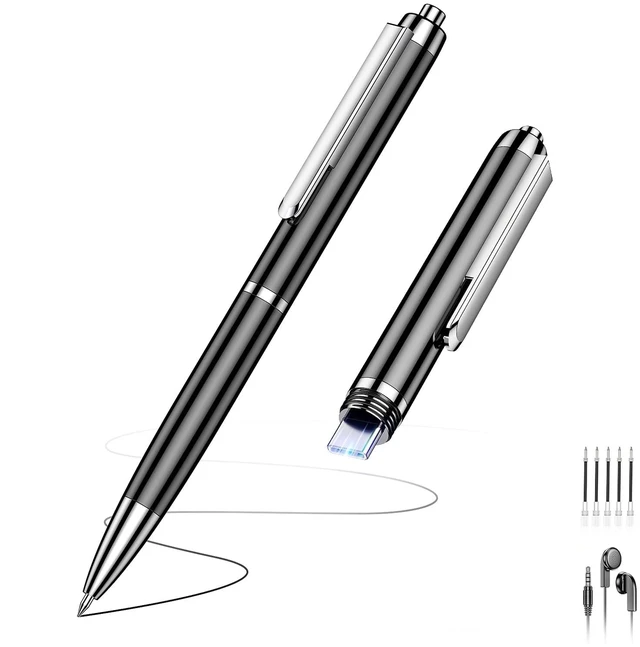 Main image of 128GB(13200H) Voice Recorder w/USB Type-C, Voice Activated Recording Device | One-Touch Start Recording, DSP 5.0 AI Noise Reduction, Easy Playback Audio Recorder, Portable Dictaphon for Meeting