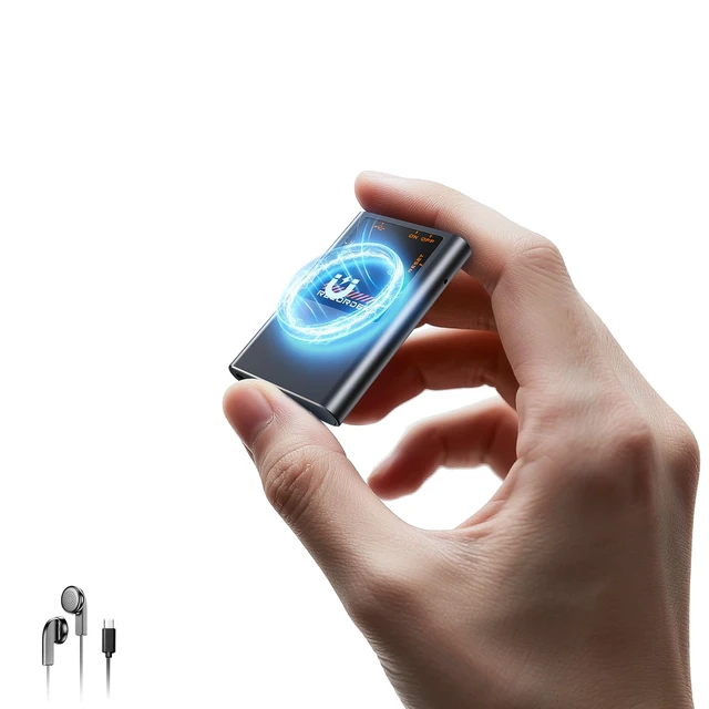 Main image of 64GB(7000H)Voice Activated Recorder, Magnetic Recorder & AI Noise Reduction | DSP 5.0-AI Noise Cancellation, Portable Recording Device, Slide-To-Record, Dictaphone for Classes, Interviews, Meetings