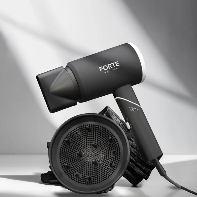Alt view image 4 of 7 - Forte Series Forte Pro Hair Dryer for Men, Magnetic Nozzle Attachment, 110-125V, Black