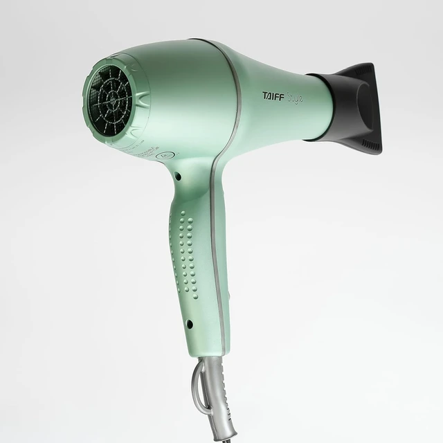 Alt view image 6 of 7 - TAIFF Style - Hair Dryer with Diffuser | 125V, 1875W | Fast Drying Ionic-Ceramic Frizz Control | Lightweight Travel Friendly Dual Voltage 125V, 1875W Ionic Blow Dryer | Mint