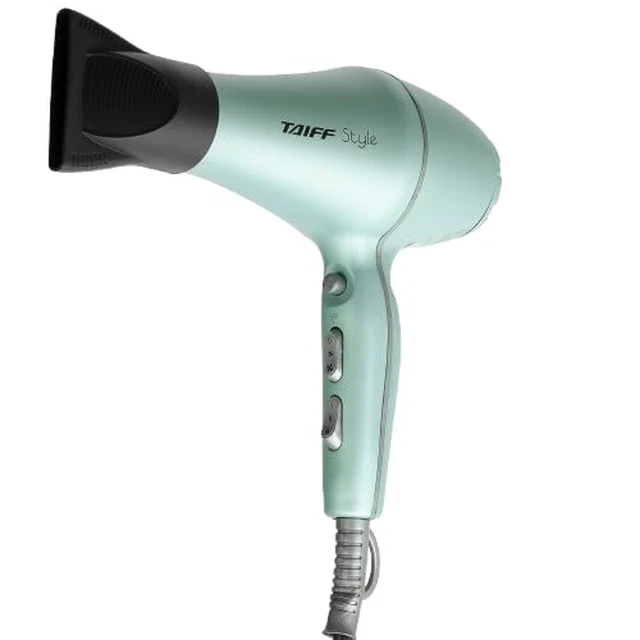 Alt view image 7 of 7 - TAIFF Style - Hair Dryer with Diffuser | 125V, 1875W | Fast Drying Ionic-Ceramic Frizz Control | Lightweight Travel Friendly Dual Voltage 125V, 1875W Ionic Blow Dryer | Mint