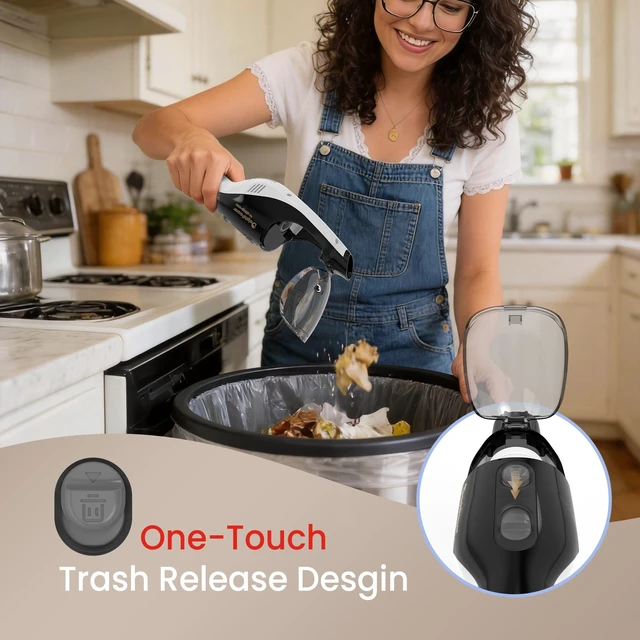 Alt view image 7 of 7 - Shop-Vac DolphPower Handheld Vacuum, 4500 Pa Cordless Mini Vacuum, Black | Cute Dolphin-Shaped Vacuum Rechargeable with Multiple Nozzles, Portable Vacuum for Home & Car, Lightweight & Compact