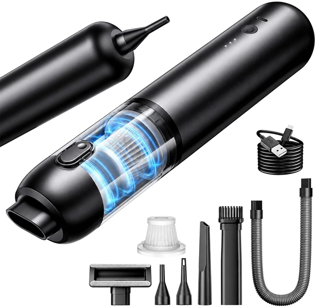 Main image of Cordless Car Vacuum, 18000Pa Handheld Vacuum for Car, Desk, Home & Pets | 4-in-1 Mini Vacuum with 2-Hour Fast Charge, 25 Mins Runtime, 3-Level LED Display, 1 HEPA Filters, 1.5 lbs