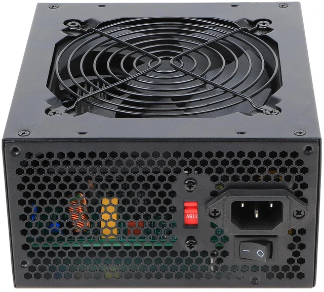 Alt view image 5 of 7 - 700w Power Supply Non-Modular ATX PSU with 6+2 Pin Connectors PFC Protection and 120mm Silent Fan Gaming PSU KY-700 Black