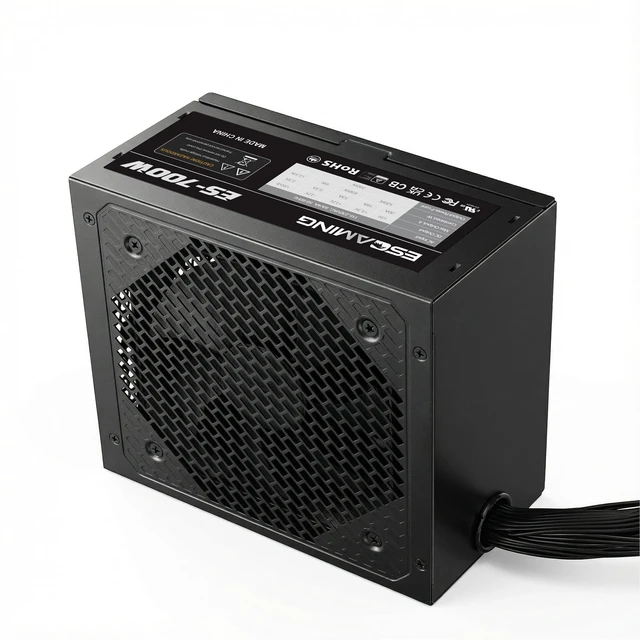 Main image of ATX 700W PSU Non-Modular PC Power Supply with 120mm Silent Fan 115/230V Swith