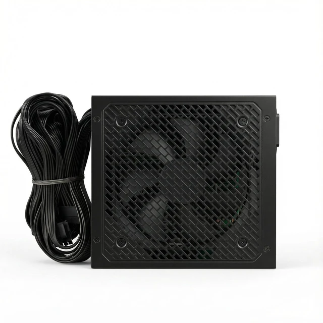 Alt view image 4 of 7 - ATX 700W PSU Non-Modular PC Power Supply with 120mm Silent Fan 115/230V Swith