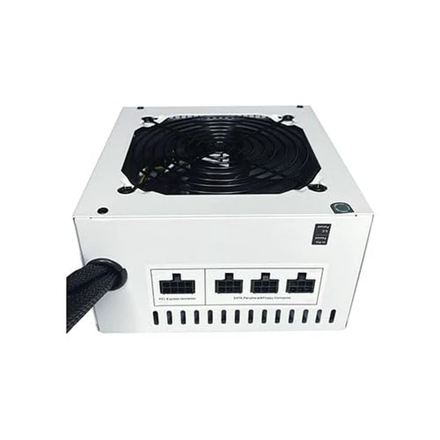 Alt view image 3 of 7 - Apevia ATX-ES700-WH Essence 700W ATX Semi Modular White Power Supply | 120mm Auto Thermal Controlled Fan, Semi Modular PSU, Quiet Operation, Heavy Duty Protections, White Color PSU
