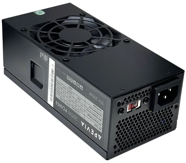 Main image of Apevia TFX-AP300W 300W TFX Power Supply, 80mm Fan, All PSU Protections | TFX Form Factor, 80mm Auto Thermal Controlled Fan, Heavy Duty Protections, Quiet Operation, Manual Input Voltage 115V/230V