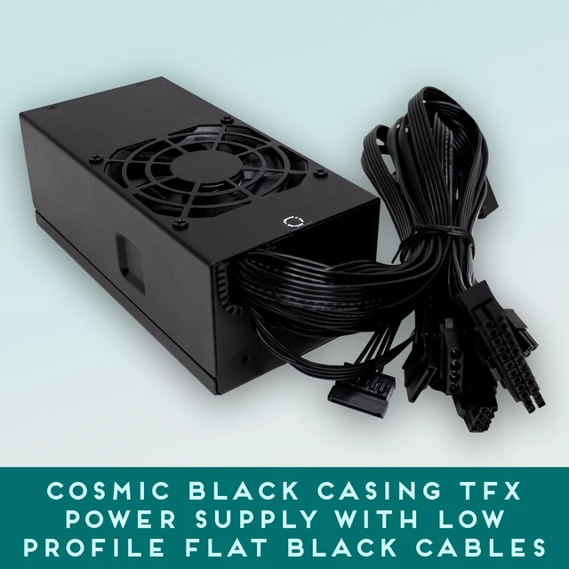 Alt view image 4 of 7 - Apevia TFX-AP300W 300W TFX Power Supply, 80mm Fan, All PSU Protections | TFX Form Factor, 80mm Auto Thermal Controlled Fan, Heavy Duty Protections, Quiet Operation, Manual Input Voltage 115V/230V