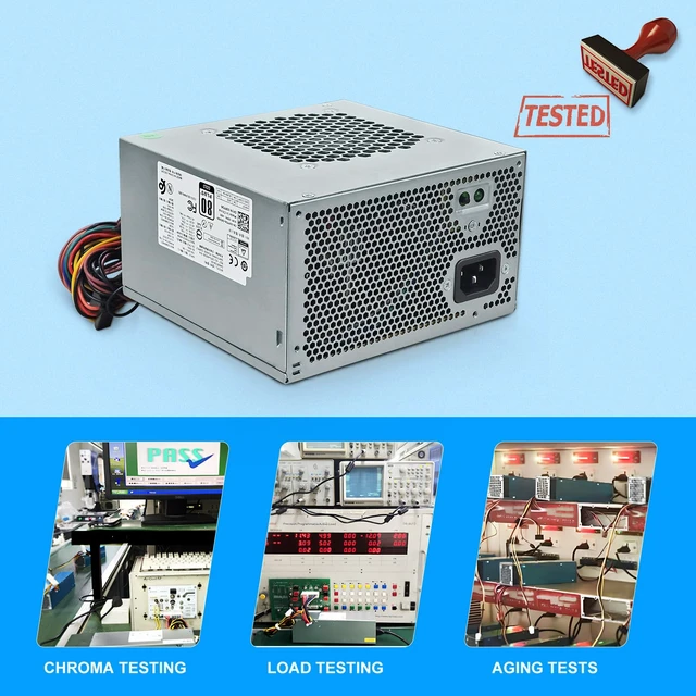 Alt view image 6 of 7 - Upgraded D460EGM-00 0FFD6 460W Power Supply HU460AM-01 PSU Compatible with Dell Precision 3630 T3630 5680 T3640 T3650 Alien-Ware Aurora R7 R6 R5,DPS-460DB-18 A AC460AM-01 D460AM-03 Power Supply