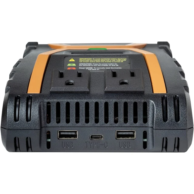 Alt view image 2 of 6 - Duracell 1000W Power Inverter