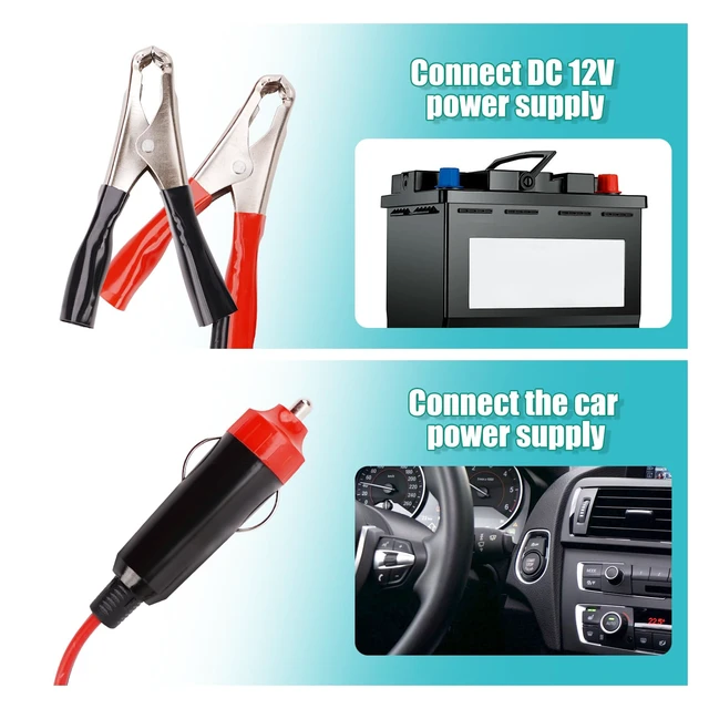 Alt view image 7 of 7 - nomal Car Power Inverter 1200W , DC 12v to 110v AC Converter with LCD Display and AC Outlets 12 Volt Inverter for Truck RV Car