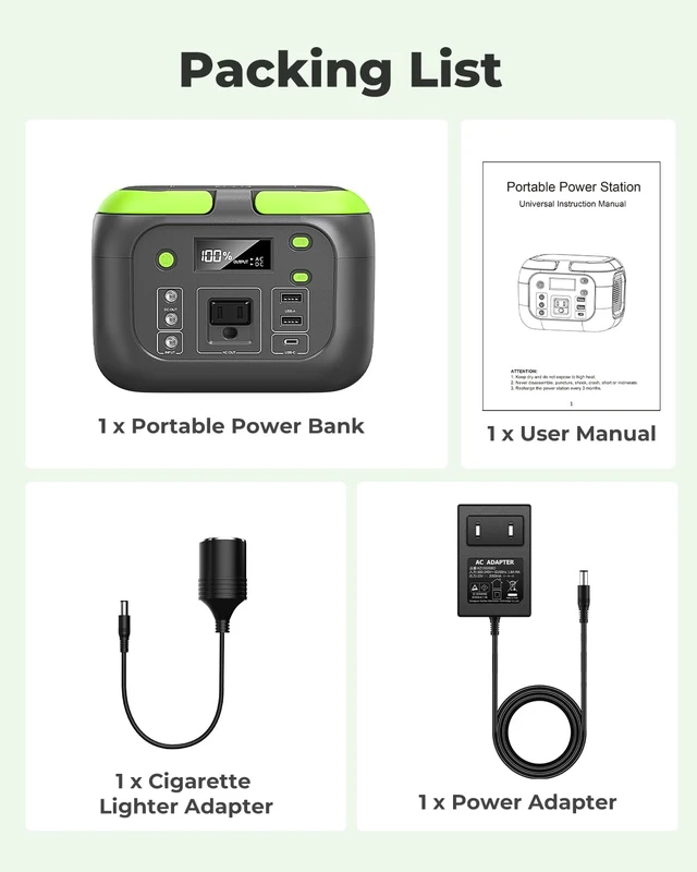Alt view image 7 of 7 - SinKeu 200W Portable Power Station, 155Wh Solar Generator for Camping | 18W USB-C; Dual USB-A & DC Outputs; AC, Car & Solar Recharge; LED Flashlight; Road Trips, Travel & Emergency Backup