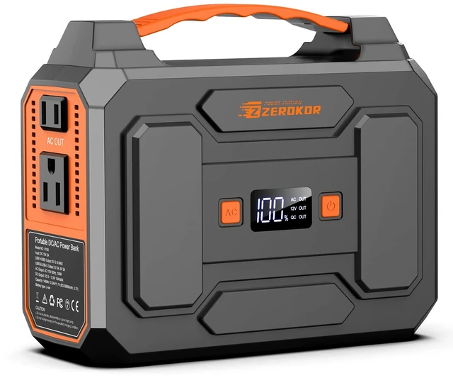 Main image of Portable Power Station 100W Outdoor Power Pack with 110V AC Outlet | Portable Solar Generator 146Wh External Battery,DC USB C QC3.0 for Smart Devices Camping Home RV VanLife(without Solar Panel)