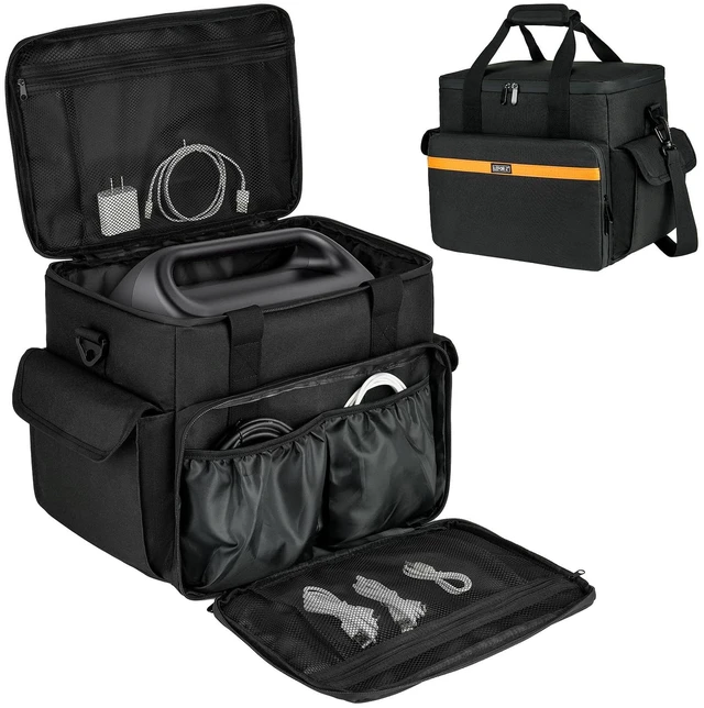 Main image of Travel Carrying Case Bag Fits for Jackery Explorer 2000 v2/2000 Plus v2/1500/1500 Ultra/ECOFLOW DELTA 2/Anker SOLIX C1000 Gen 2/BLUETTI AC180/Elite 200 V2 Portable Power Station,Cable & Accessories