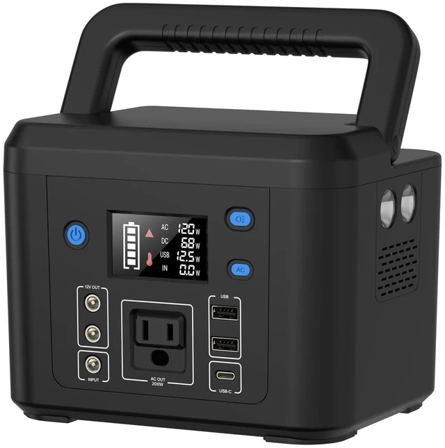 Main image of 200W Portable Power Station, 192Wh LiFePO4 Solar Generator for Camping | Powkey Battery Powered Power Bank with 120V AC Outlet, Emergency Backup Battery for CPAP & Outdoor (Excludes Solar Panel)