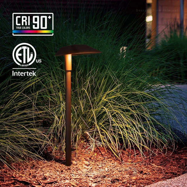 Alt view image 2 of 7 - LEONLITE 6-Pack 5CCT Anti-Glare Low Voltage Pathway Lights, 12-24V AC/DC | 5W LED Landscape Path Lights, Die-Casted Aluminum, IP65 Waterproof for Yard Walkway, 1800K/2700K/3000K/4000K/5000K, ETL